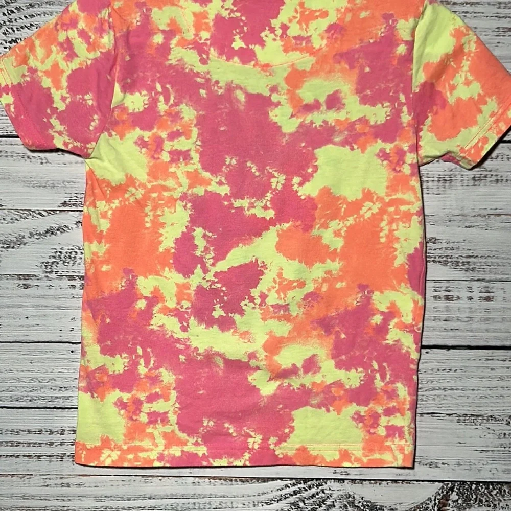 Hurley Big Boys Tie Dye Logo Short Sleeve T-Shirt Small